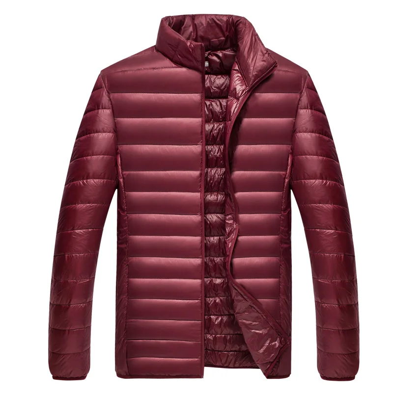 TIAN QIONG/Повседневные сверхлегкие мужские пуховики на утином пуху, осенне-зимнее пальто, мужская легкая куртка на утином пуху, мужские пальто
