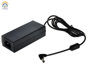 

high quality 48V60W AC Adapter power supply max power 60W 2.1*5.5mm DC plug with power cord for PoE Patch Panel CCTV network