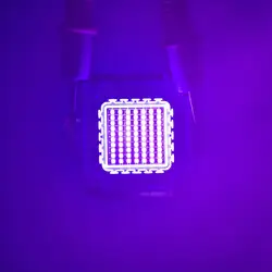 3 Вт 10W 20W 30W 50W 70 Вт 100 Вт УФ светодио дный чип, Ultra Violet высокой мощности светодио дный УФ чип 365nm 375nm 385nm 395nm 405nm светодио дный ультрафиолетовый