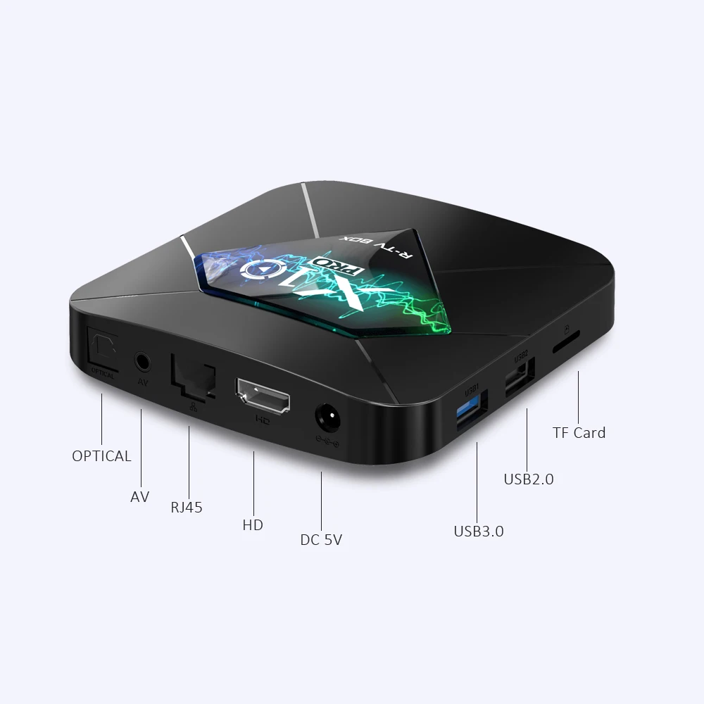 X10 Pro Android 9,0 Smart tv BOX S905X2 DDR 4 GB 32GB 64GB 2,4G 5GHz Wifi Поддержка USB3.0 BT4.0 4K 3D Netflix Android ТВ-плеер