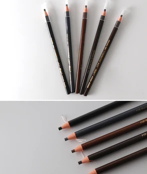

Wholesale 5cs/lot Tattoo Accessory Eyebrow Pencil Waterproof and Sweat-proof Pen Solid Color Eyebrow Pencil
