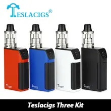 D’origine Tesla Teslacigs Trois Starter Kit 150 w Teslacigs Trois Sous Mod Batterie 5000 mah et Carrate 24 RTA Réservoir électronique Ciga