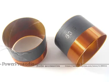 

2pcs 63.5 Core Bass Voice Coil 63.5mm Subwoofer 8OHM Speaker Accessories DIY 2 Layers
