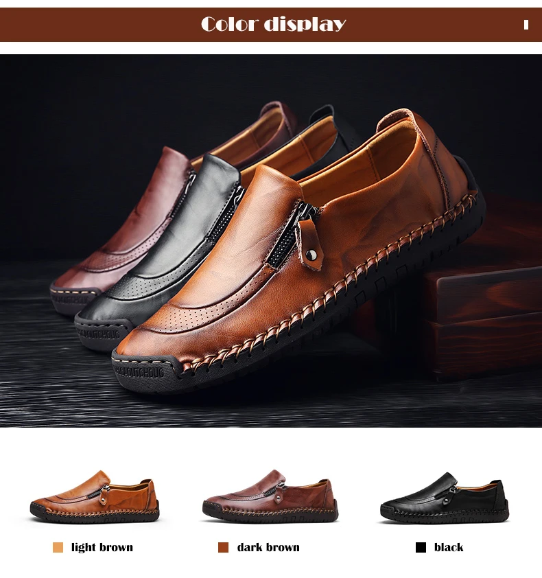 Men's Lovely Split Leather Classic Shoes Variations