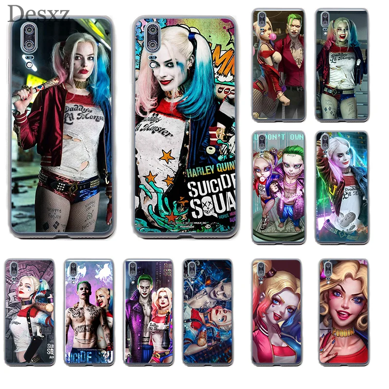 Чехол для телефона Harley Quinn Huawei P8 P9 P10 P20 Pro Lite 2015 2016 2017 2018 P Смарт мягкие ТПУ чехлы |