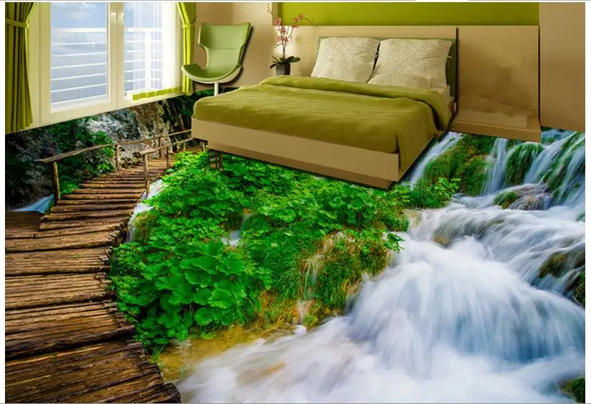 Водостойкие 3d обои для рисования пола ПВХ|pvc flooring wallpaper|floor wallpaperpainting wallpaper |