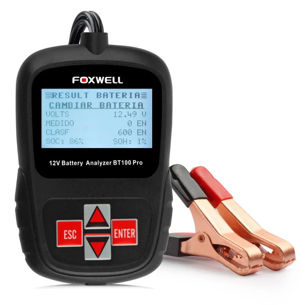 Prix pour Foxwell bt100 pro 12 v batterie de voiture testeur pour Inondé AGM GEL D'origine BT100 12 Volts Numérique Toutes Les Voitures Données batterie analyseur Prix pour Foxwell bt100 pro 12 v batterie de voiture testeur pour Inondé AGM GEL D'origine BT100 12 Volts Numérique Toutes Les Voitures Données batterie analyseur