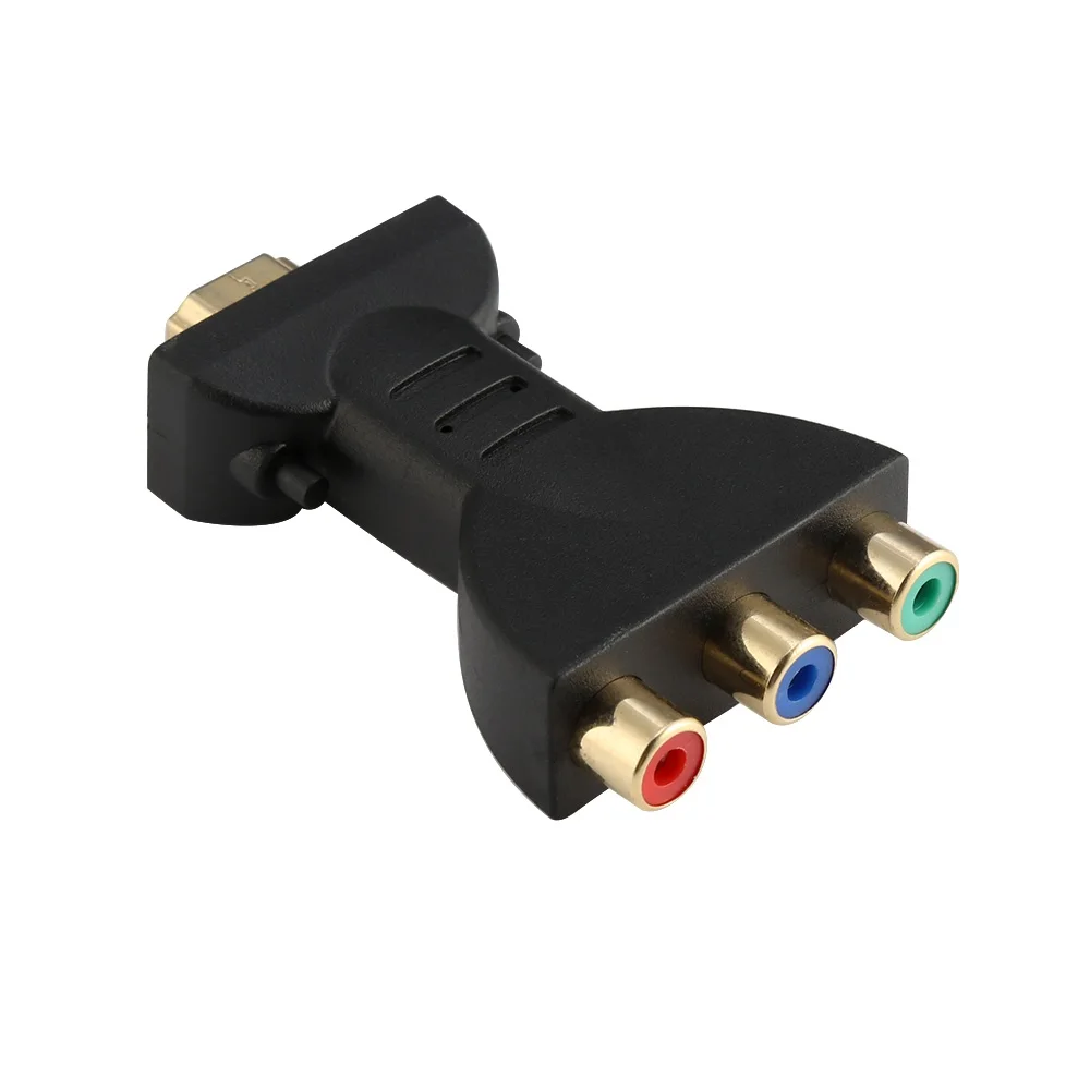 Позолоченный HDMI до 3 RGB RCA видео и аудио адаптер AV компонентный конвертер 720P 1080P цифровой сигнал для HDTV DVD