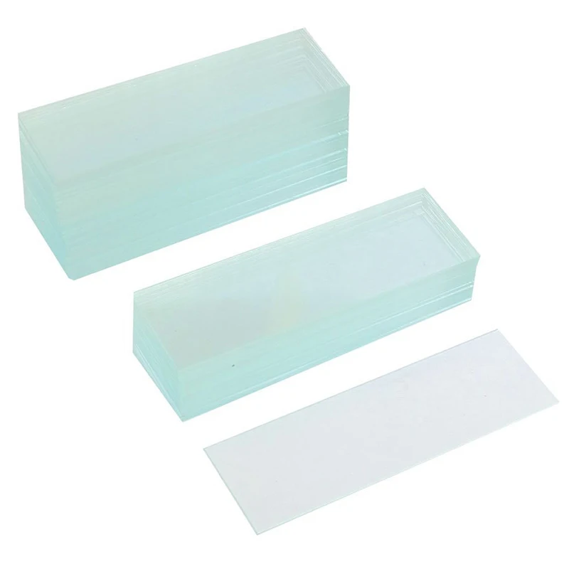 50 Pcs Pre cleaned Microscope Blank Glass Slides 1x3 inchMicroscopes