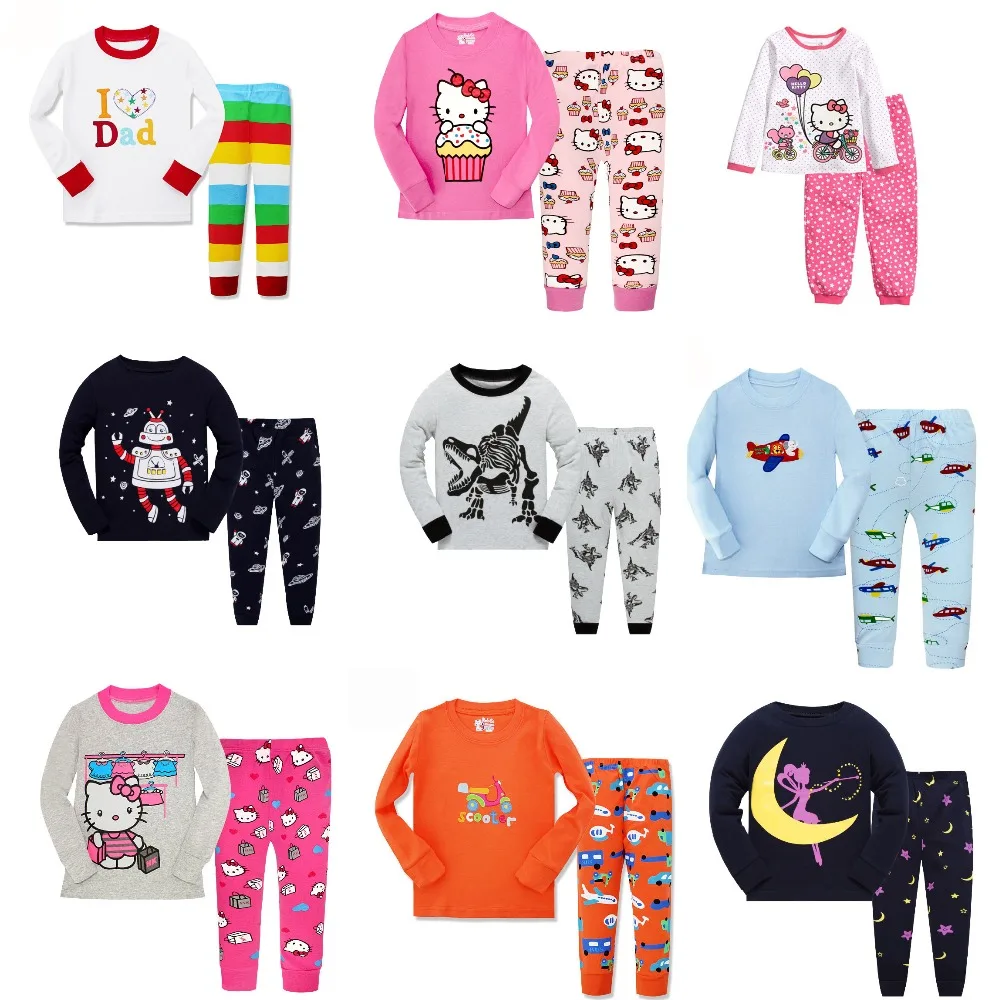 

christmas kids pajamas children sleepwear baby pajamas sets boys girls animal pyjamas pijamas cotton nightwear pyjama enfant