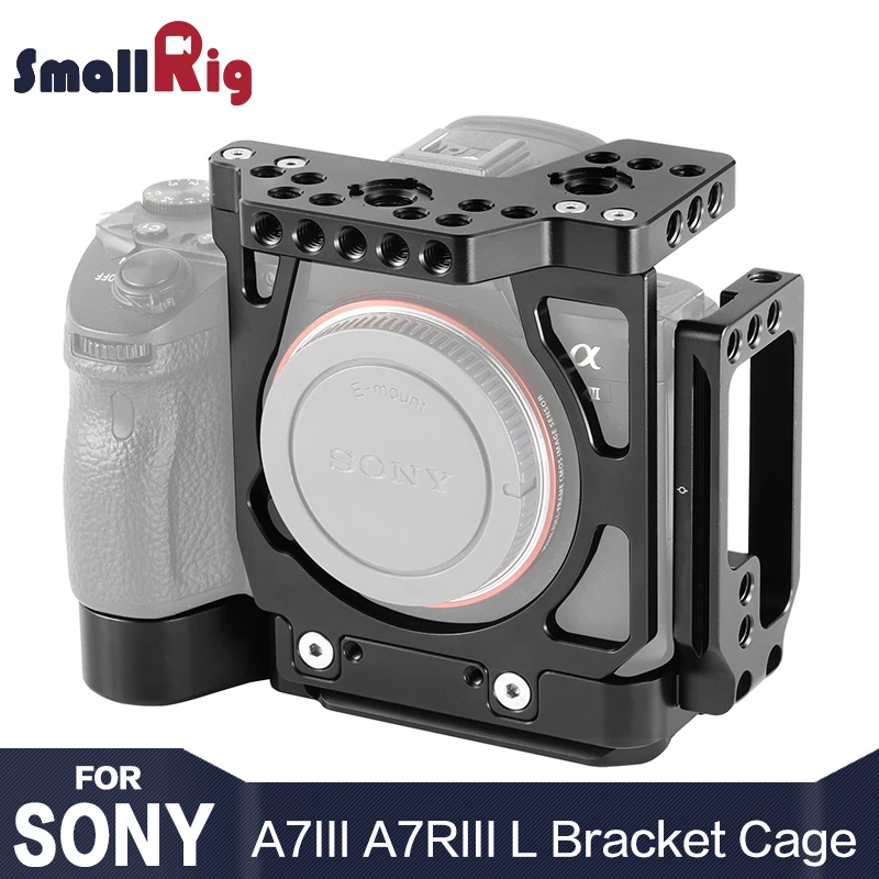

SmallRig A7M3 Half Cage w/ Arca Style Plate L-Bracket for Sony A7III / For Sony A7RIII / a7 iii / a7r3 / A7R III L Plate 2236