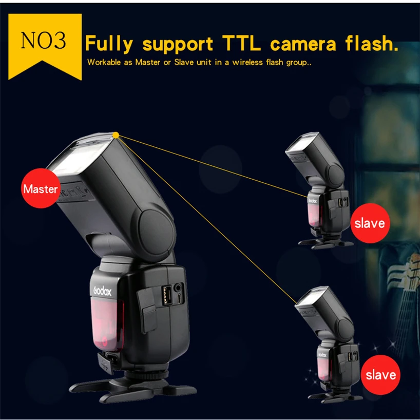 Godox TT685 TT685F Flash Speedlite 2.4G X-System 1
