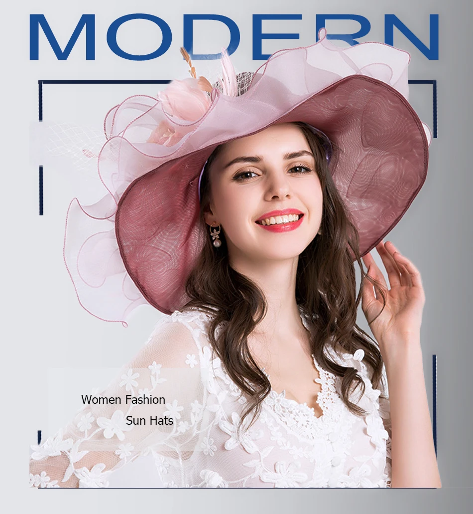 wide brim hat