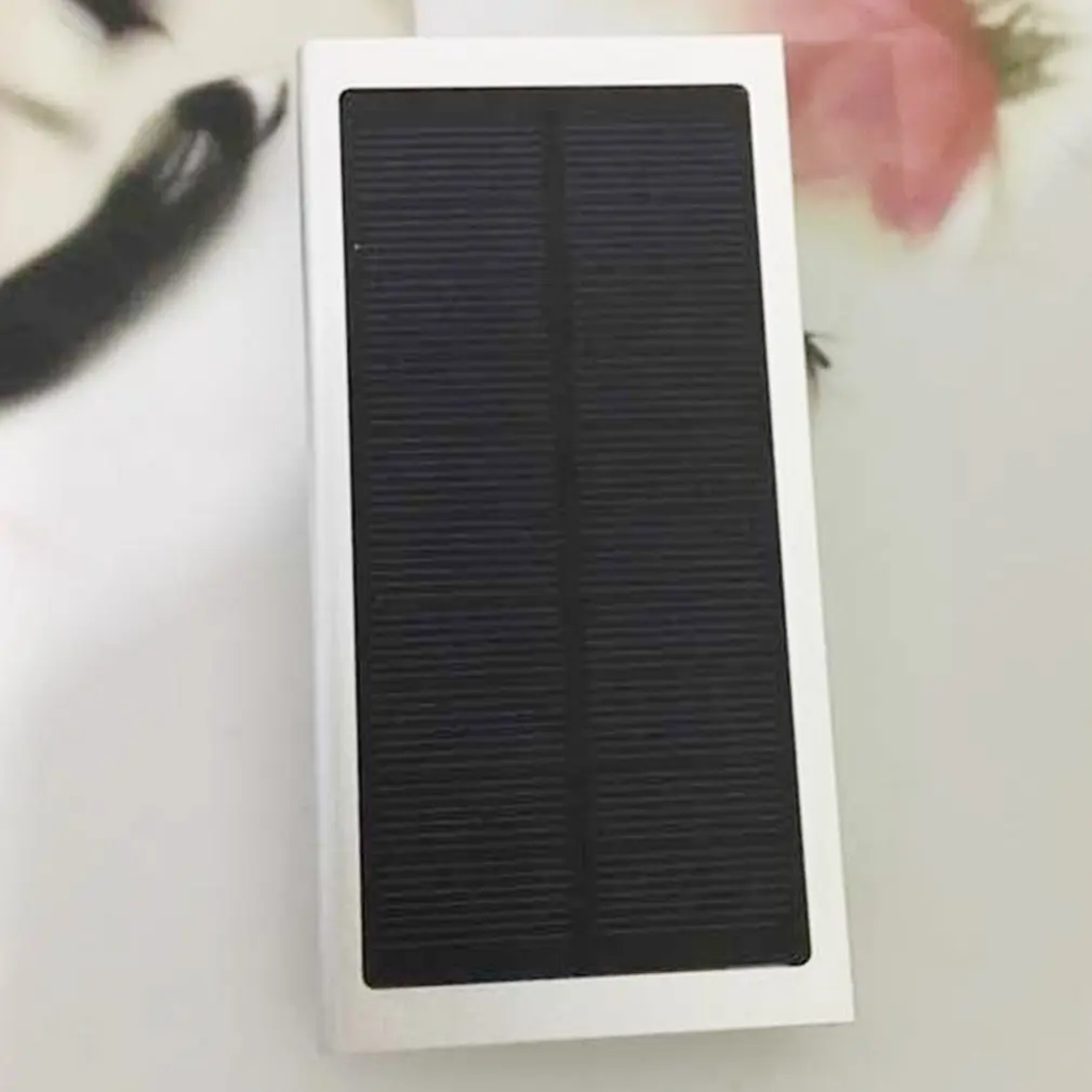 

Ultra Thin 20000mAh Large Capacity Mobile Phone Battery Charger Solar Panel External Power Bank Power Supply for Smartphones