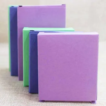 

Feiluan 30pcs multi size paper candy favor box ,lovely products gifts display& package box purple/blue/ lemon green box gift box