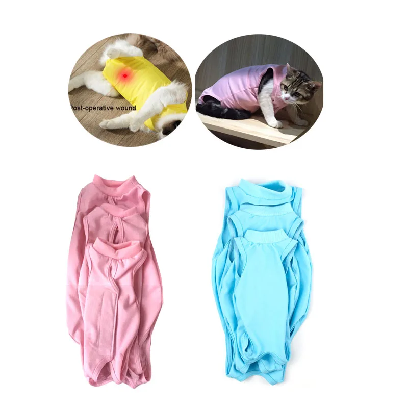 

Pet Accessory Cats Clothing Pet Sterilization Weaning Clothes Post-Operation Clothes Cat Small Dog After Surgery Wear Vest