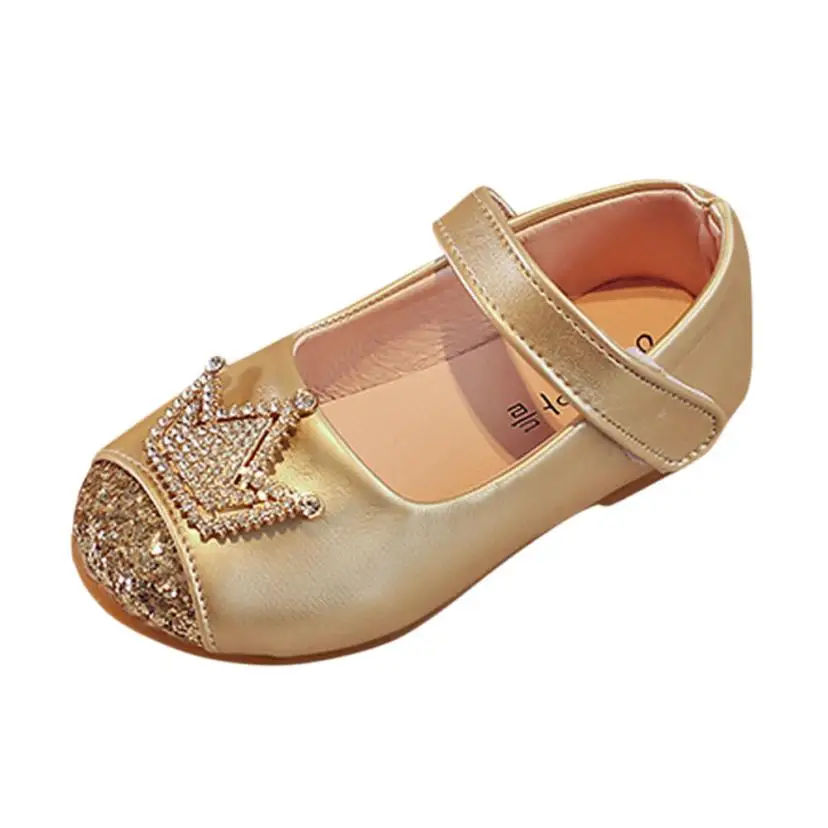 

COZULMA Spring Summer Baby Girl Shoes Kids Girls Mary Jane Shoes Baby Girls Leather Shoes Toddler Children Crystal Dress Sandals
