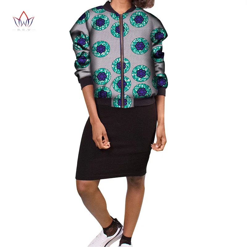 2019 Новая африканская куртка с восковым принтом для женщин, костюм Дашики, длинный рукав, зазубренный, плюс Размер 6xl, Африканская Хлопковая