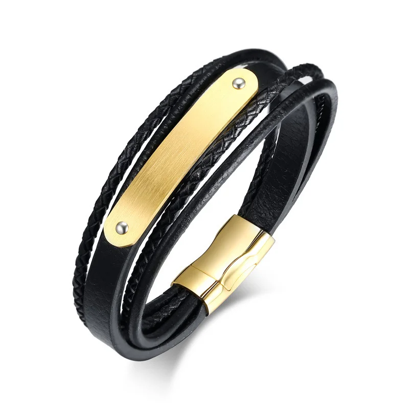 Мужской плетеный браслет из натуральной кожи|bracelets for|leather braceletleather bracelets for men |