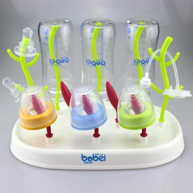 

Portable Milk Bottles Drying Rack Cleaning Drainer Storage Rack Baby Care