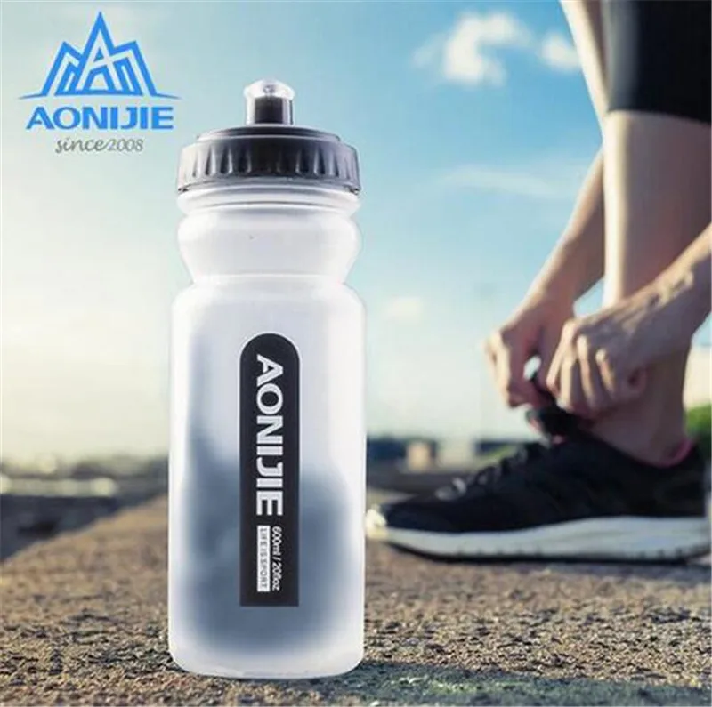 

AONIJIE 600ML Outdoor Portable Water Bottle Plastic Running Cycling Travel Camping Hiking Hydration Drinking Sports Bottle