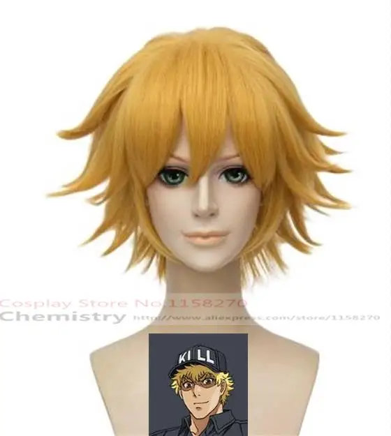 Cells at Work Helper T Cell Косплей hairwear с кепкой