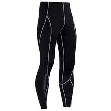 Новинка, мужские компрессионные брюки для бодибилдинга, бегунов, фитнеса, быстросохнущие обтягивающие леггинсы, мужские однотонные тренировочные колготки