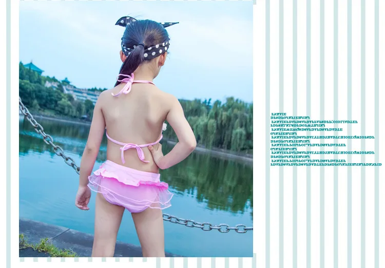 Бикини для девочек; раздельный купальный костюм для маленьких девочек; купальные костюмы с оборками; детское бикини; Badeanzug