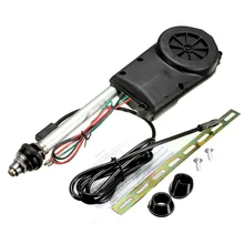 Coche Antena de Radio Antena Eléctrica Kit de Refuerzo Automático Eléctrico Negro