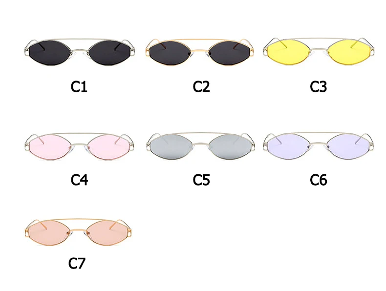 JackJad крутые уникальные женские тонкие овальные металлические стильные солнцезащитные очки модные популярные брендовые дизайнерские солнцезащитные очки Oculos De Sol S8049