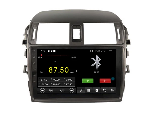 Perfect Elanmey top equipped 8 cores+4GB ram+64G rom android 8.1 car radio fit for toyota Corolla 2008-2013 gps navigation multimedia 5