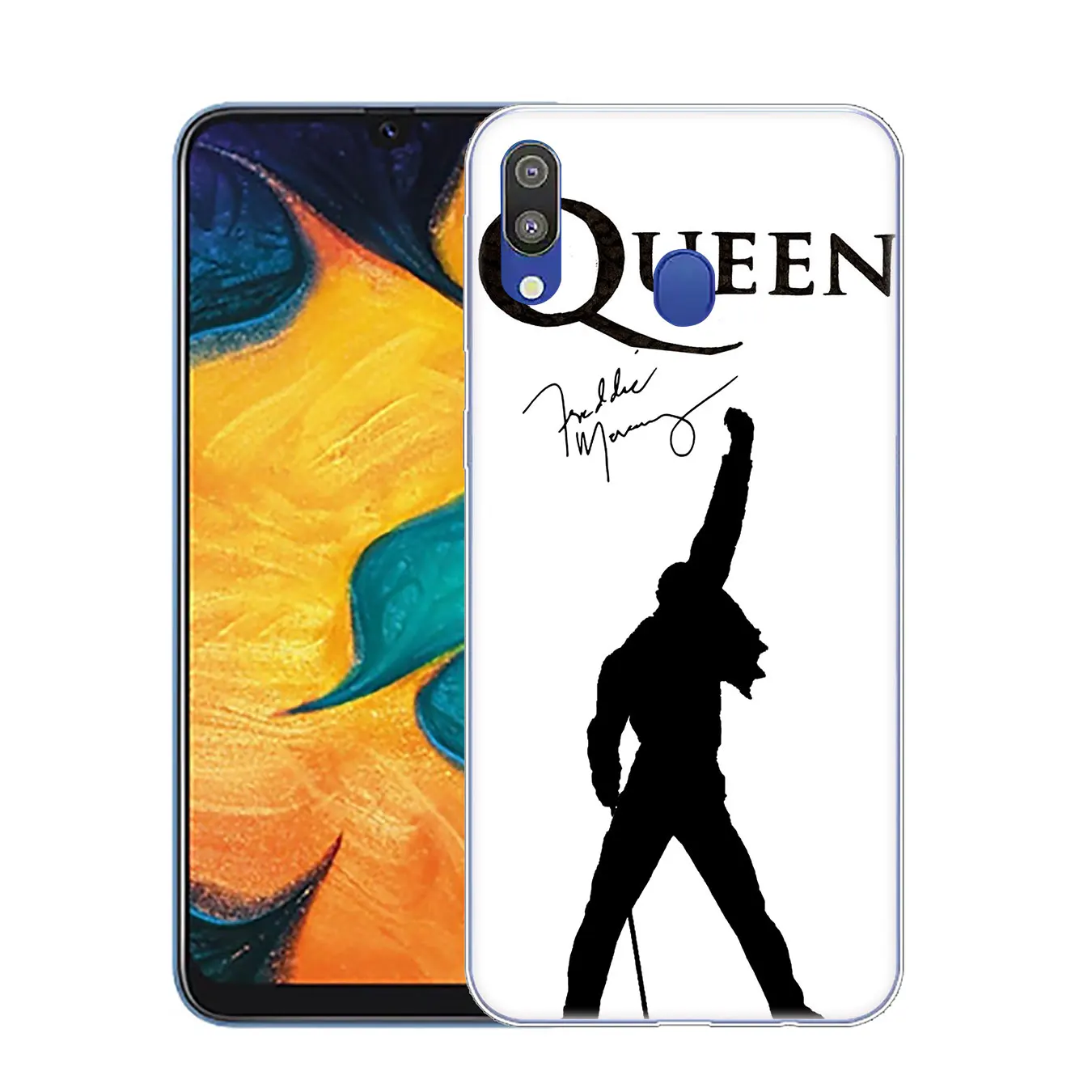 Жесткий прозрачный чехол для телефона Lavaza Queen Rock Group Samsung Galaxy A10 A20 A30 A40 A50 A60 A70 M10 M20 M30