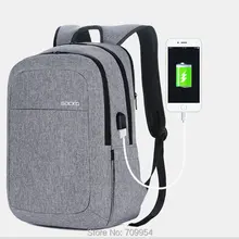 USB зарядное устройство для ноутбука рюкзак 1" 15,6" 1" PC сумка для переноски для MacBook Acer Dell