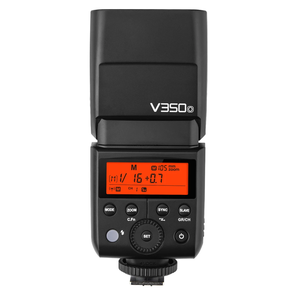 В наличии Godox V350O TTL HSS 1/8000s GN36 0 1 ~ 7 s перезаряжаемая камера Speedlite Flash Встроенная