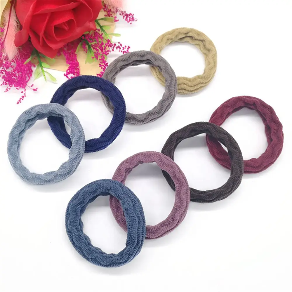 

5PC Fashion Hair Rope New High Resilience Seamless Rubber Band Hair Accessories Girls Women Ponytail Elastic Hair Bands Hot Sale