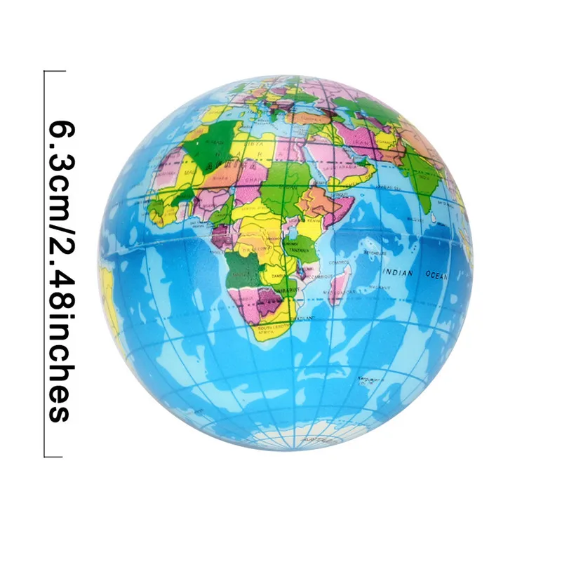 2 шт снятие стресса карта мира огромный мяч атлас, глобус, мячик в ладонь Планета Земля мяч игрушка наружные шары подарок для ребенка A1