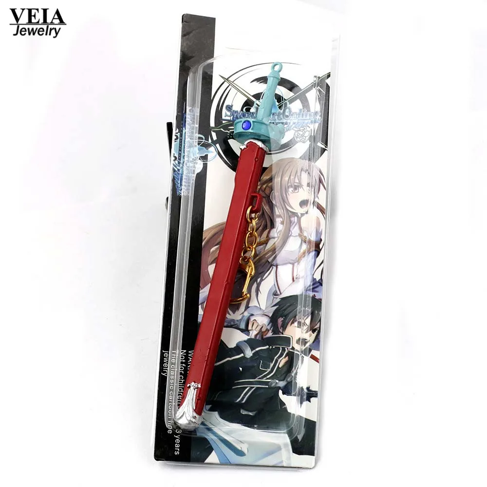 VEIA ювелирное изделие аниме игрушки меч искусство онлайн SAO Kirigaya Kazuto Kirito Yuki Asuna