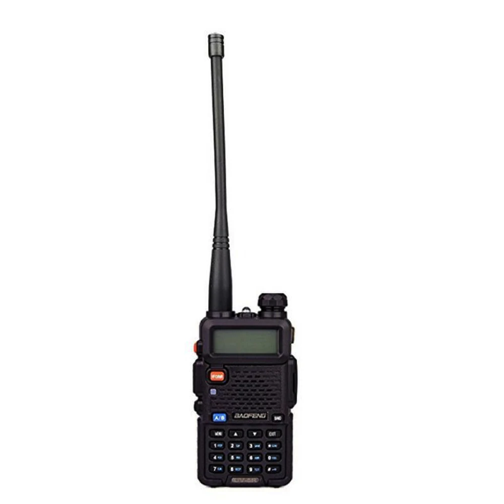 Склад в Россию! UV-5R-Black портативное радио двухдиапазонное VHF UHF двухстороннее радио 136-174/400-520 ham Радио UV-5R 1800mA рация