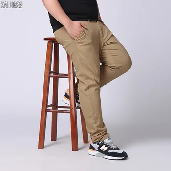 

Top Free shipping men straight pants male plus size 28-48 slim long trousers loose man hiphop pants extra large hip hop
