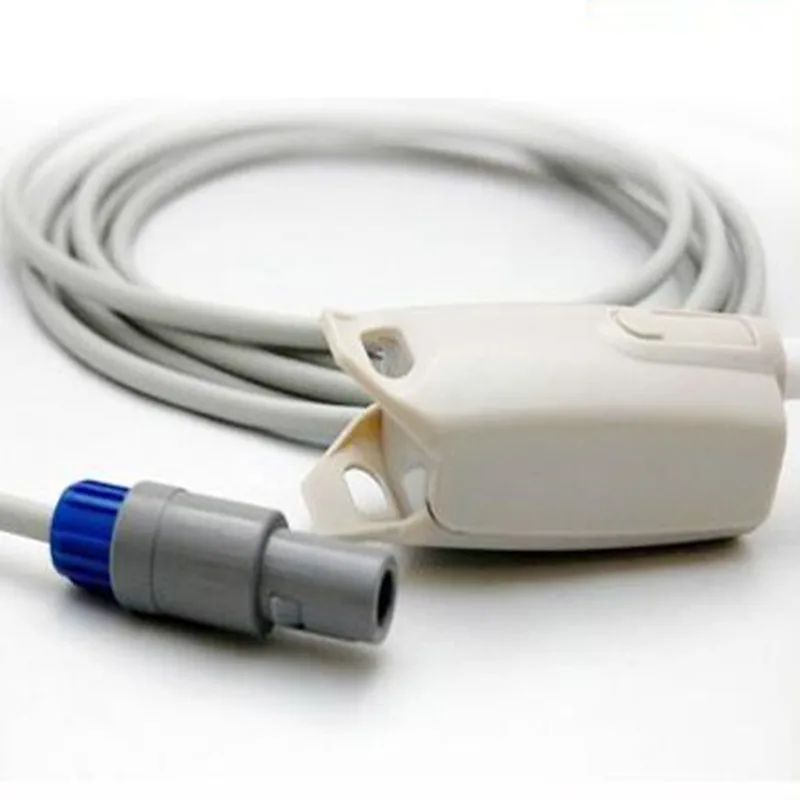 Совместим с датчиком Mindray Spo2 MEC1000/PM9000 датчик зажимом для пальцев взрослых