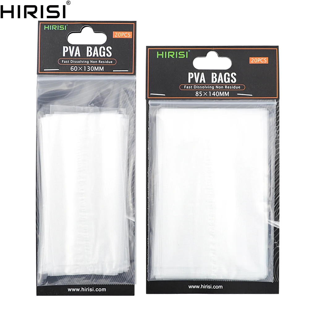 

80pcs Size 60*130 85*140 70*200 Carp Fishing PVA Bags for Fishing Tackle Accessories