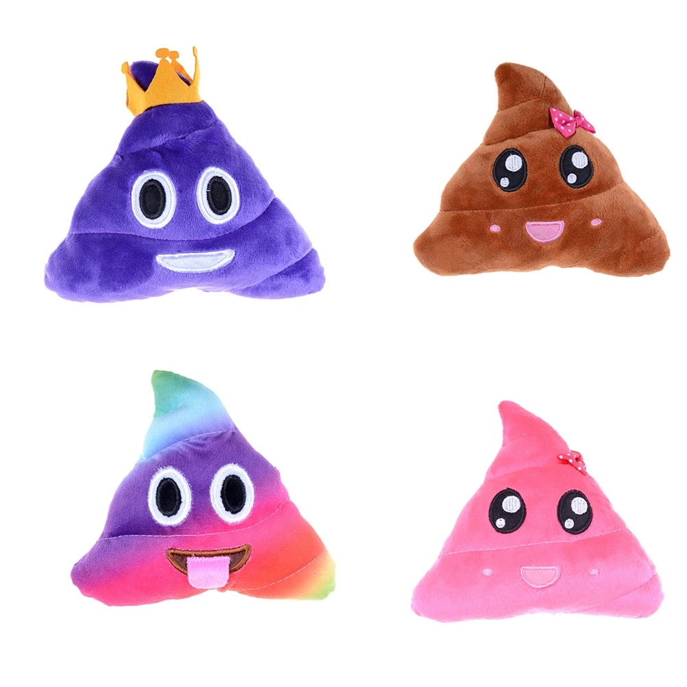 Kawaii 6 styles pillow emoji cushion amusing poop/poo sofa decorative