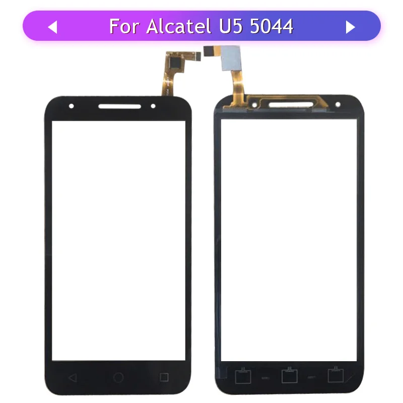 5 шт. для Alcatel U5 5044D 5044I 5044T 5044Y сенсорный экран датчик стеклянная панель дигитайзер