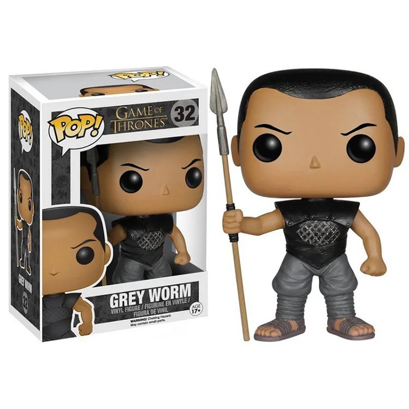 

FUNKO POP 10cm Game Of Thrones Vinyl Figure 32# Unsullied Grey Worm Collection Action Figure Toys Model Vinyl Doll Toys