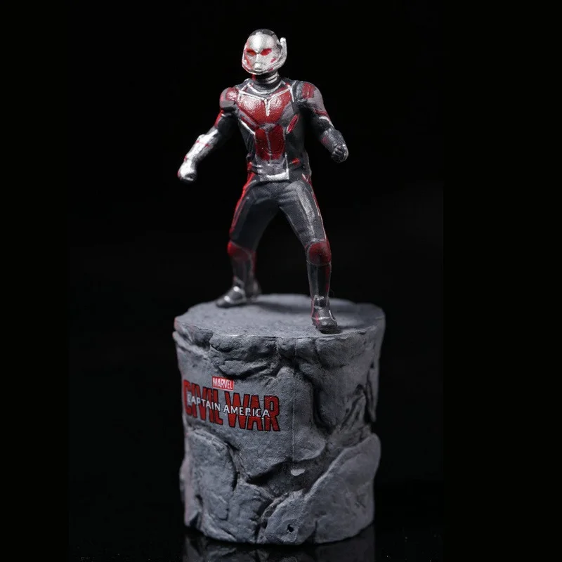 Зеленый Disney Marvel Мстители Человек-муравей фигурка Сидящая осанка модель аниме мини кукла украшение ПВХ Коллекция фигурка игрушки модель - Цвет: Зеленый