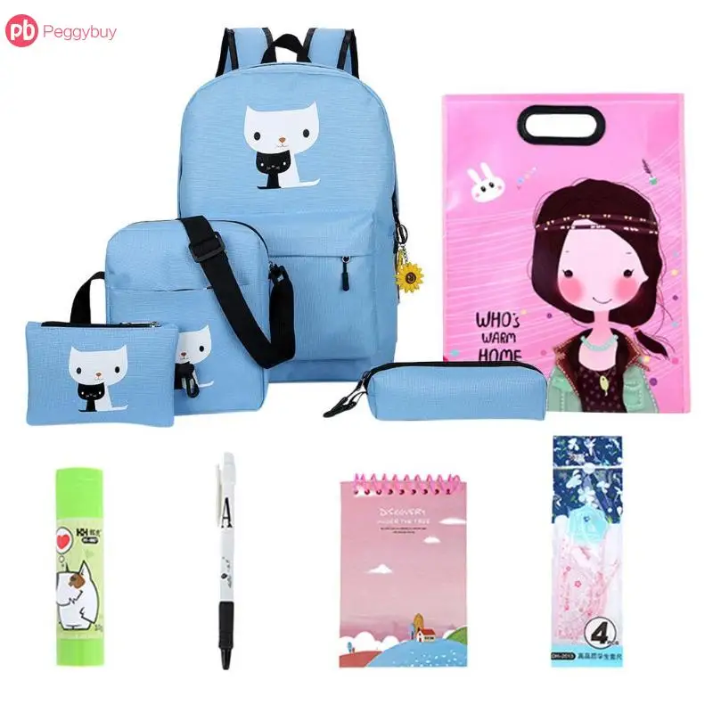 10 قطعة/المجموعة لطيف المدرسة الظهر القطط البالونات طباعة المرأة الفتيات Mochila بولسا السفر Preppy المدرسة أكياس للمراهقات 10 قطعة/المجموعة لطيف المدرسة الظهر القطط البالونات طباعة المرأة الفتيات Mochila بولسا السفر Preppy المدرسة أكياس للمراهقات