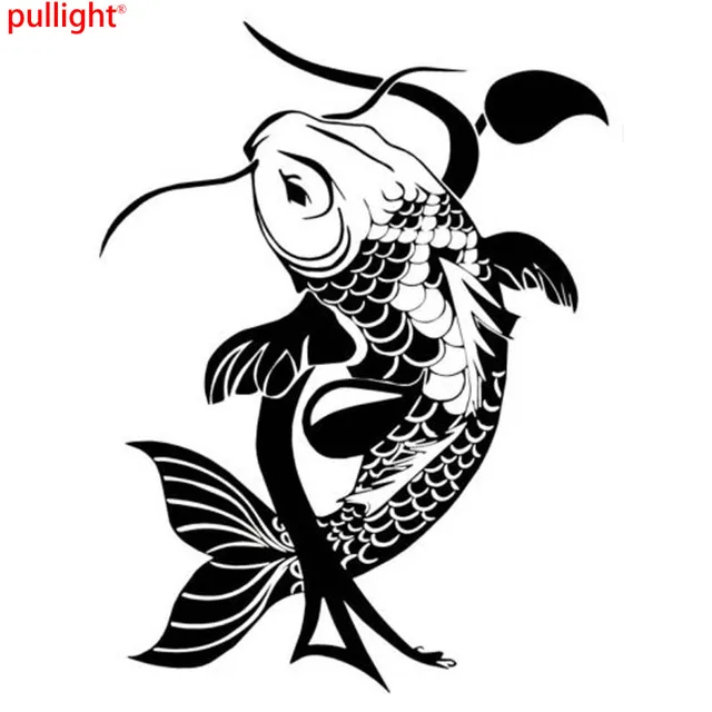 Koi Fish Traditional Japanese Animal Car Sticker Classic ...