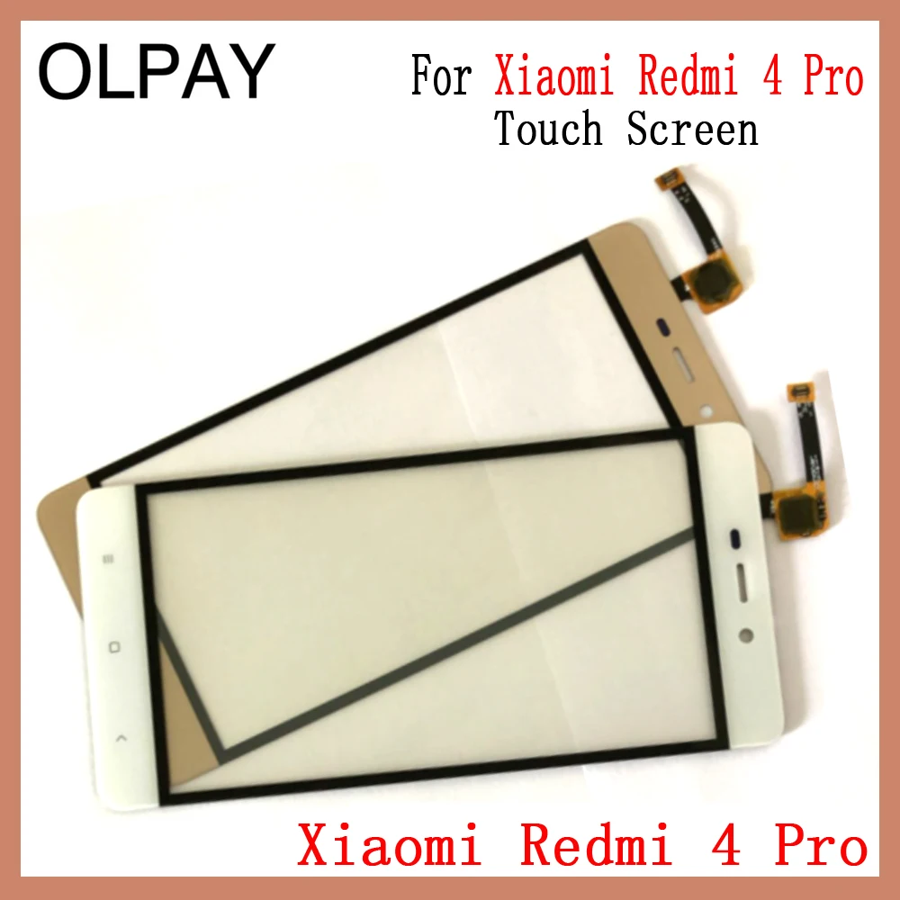 OLPAY 5 0 '颼% Новый оригинальный сенсорный экран для Xiaomi Redmi 4 Pro 4A 4X Стекло