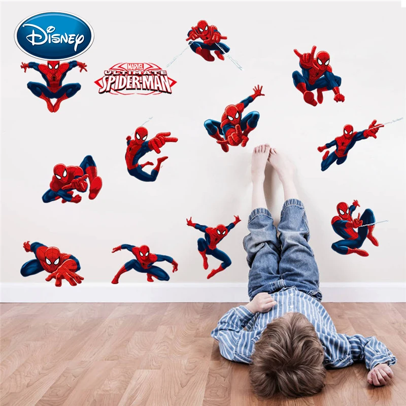 Disney новая наклейка "Мстители" Детская комната спальня фон водостойкие временные наклейки