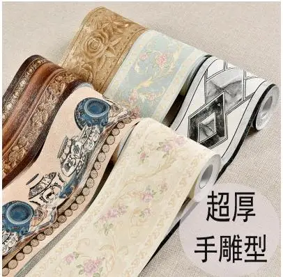 

Sitting room lie kitchen bathroom toilet play crural line waist stick PVC waterproof adhesive wallpaper decorates a wall paper